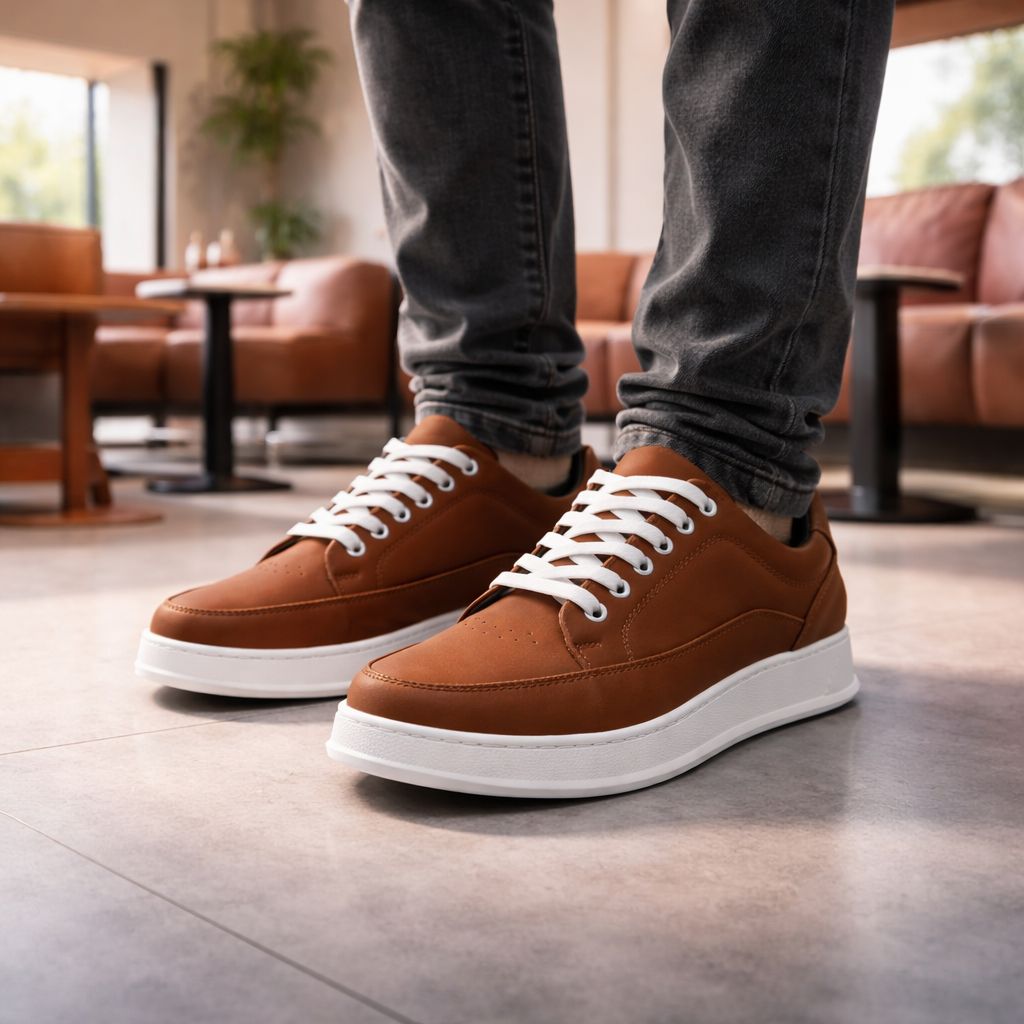 کفش روزمره مردانه مدل ونیزمن-قهوه ای