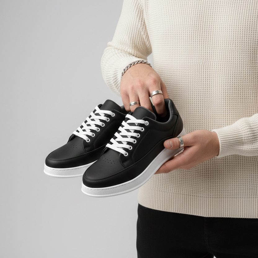 کفش روزمره مردانه مدل ونیزمن-مشکی